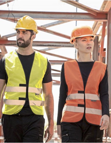 KOR-KXQ-Hi-Vis Mesh Safety Vest Thessaloniki
